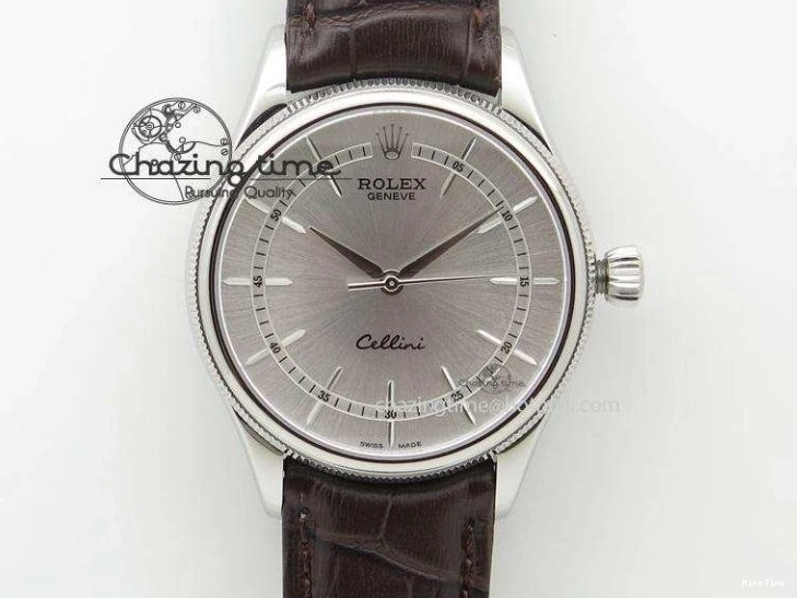 MiroTime 0204 DateJust Smooth Bezel SS Noob 1:1 Best Edition Gray Sticks Dial On Jubilee Bracelet A Packable 3505